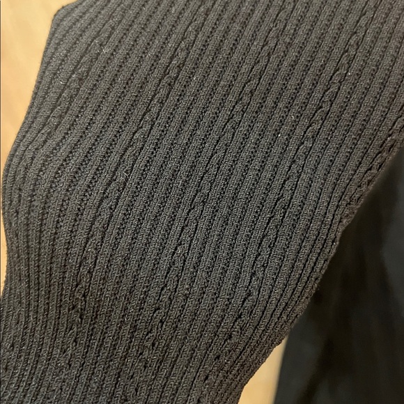 Express Black Ribbed Sweater - Picture 4 of 4
